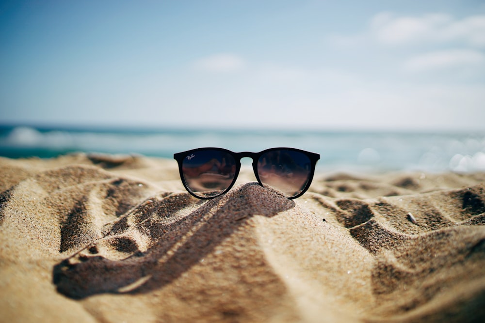Sunglasses in sunlight