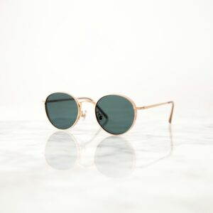 Sunglasses on colorful background