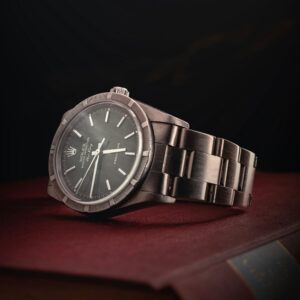 Wrist watch close up