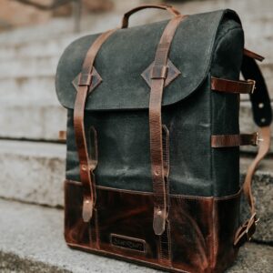Backpack on a trail