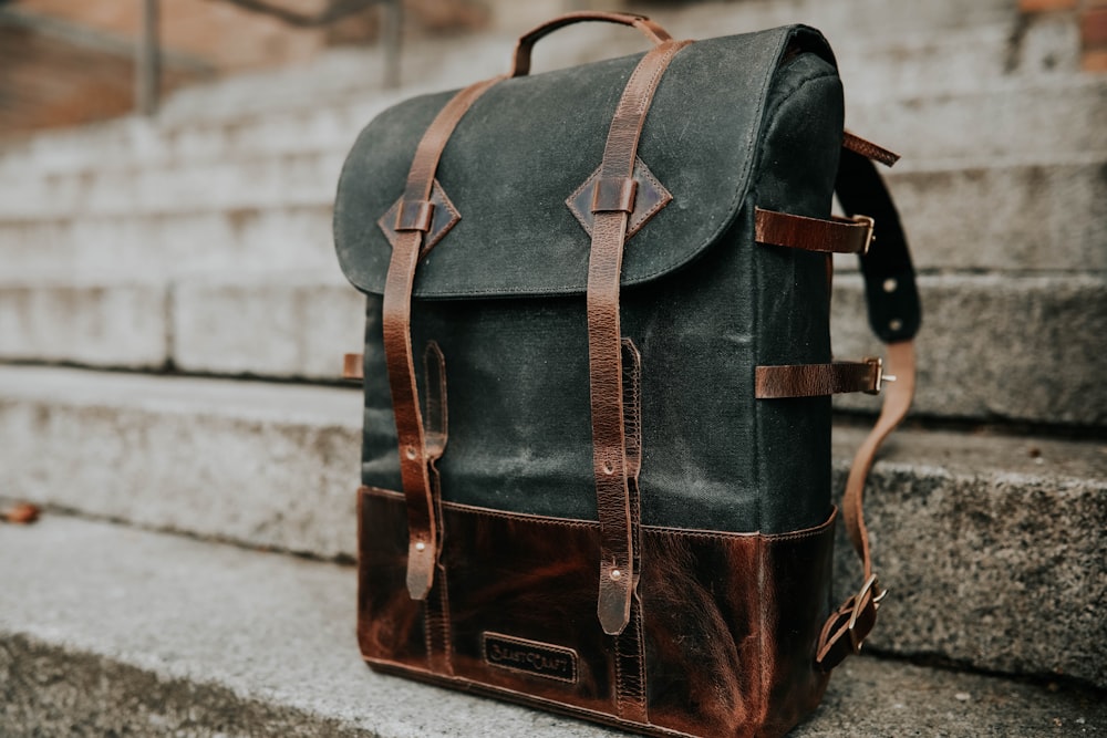 Backpack on a trail