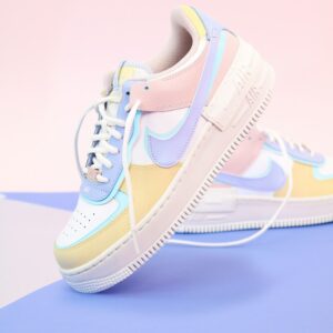 Running shoe close up