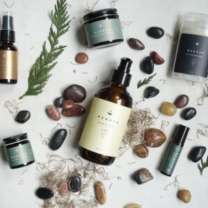 Woman applying skincare serum