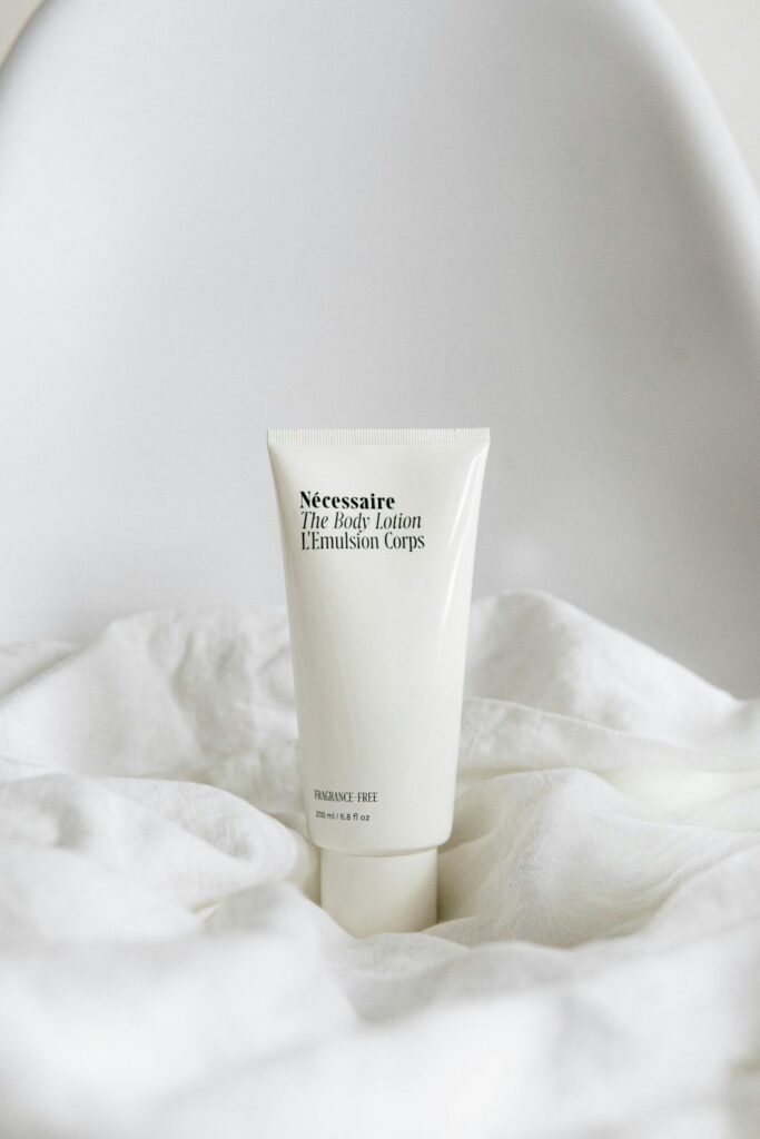 Skincare serum dropper bottle