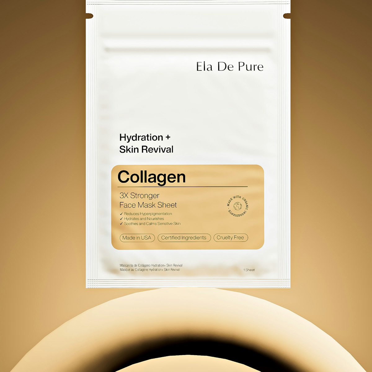 Collagen Sheet Mask Set — 5 Pack — view 4